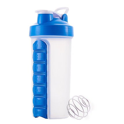 3 Tier Shaker Bottle, Protein Shakes With Powder Storage Box